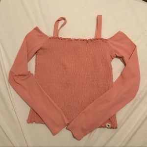 Abercrombie Smocked Crop Top